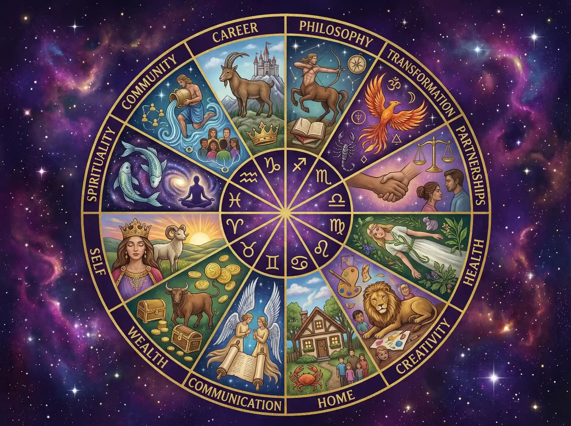 十二宫位解析 - 导航在线入口 | 占星学知识